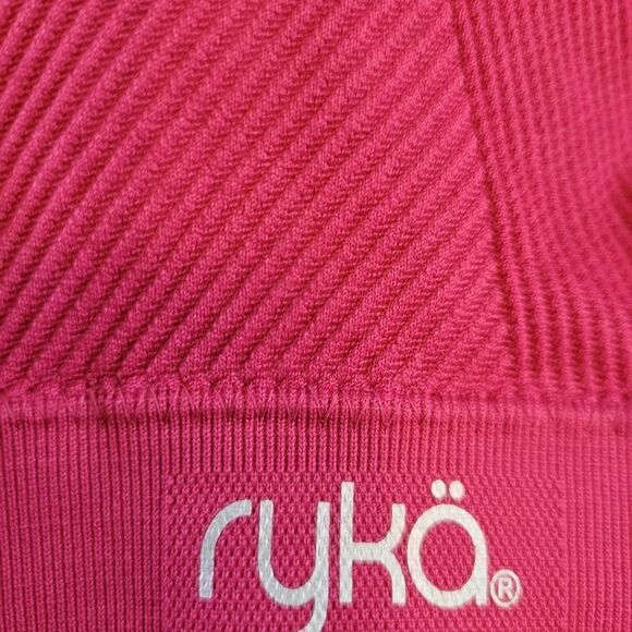 EC RYKA RAZORBACK RAISED LINES SPORTS BRA W/REMOVABLE PADS SZ. SMALL - Picture 4 of 5